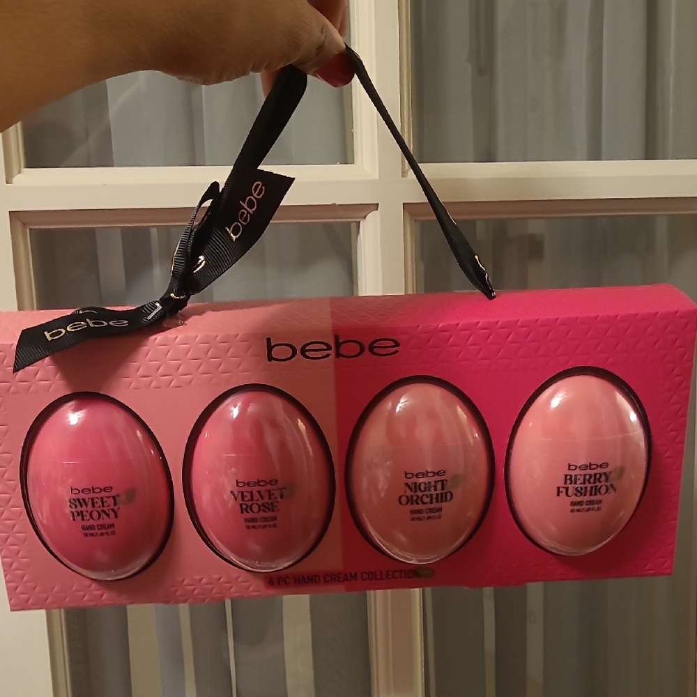 Bebe Hand Cream Set - Sweet Peony, Velvet Rose, Night Orchid, Berry Fusion